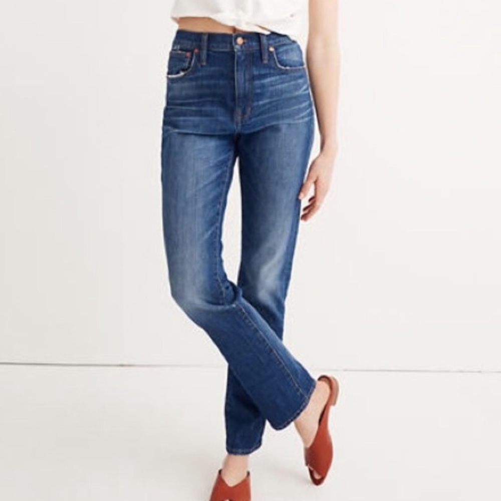 MADEWELL THE HIGH RISE SLIM BOY JEAN Size 29